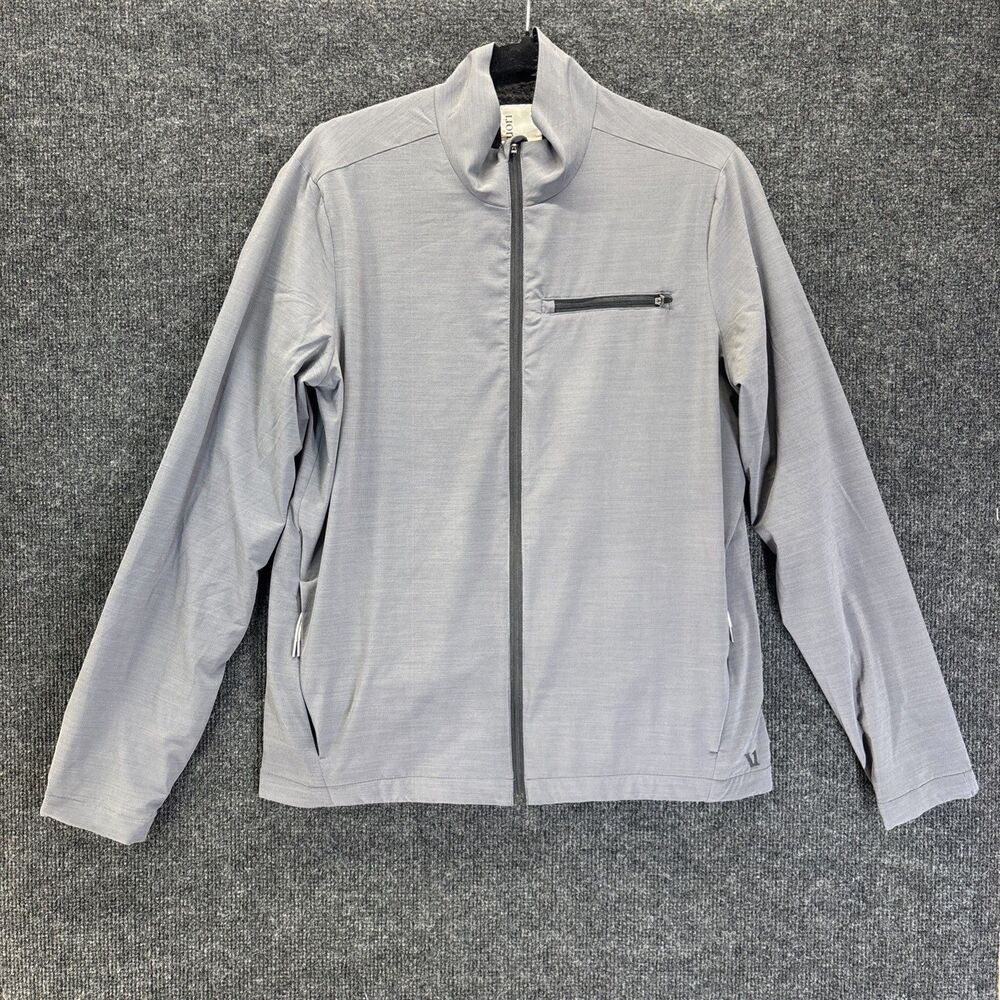 Vuori Palomar Jacket V549 Mens Small Gray Full Zip Performance Insulated Stretch